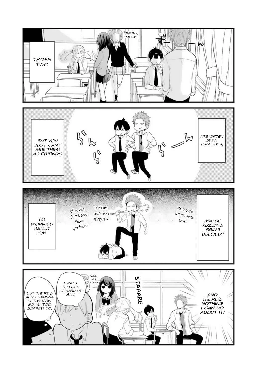 Kuzumi-kun, Can't You Read the Room? Chapter 0.9: Yahkeeism Haruna-kun - Page 4