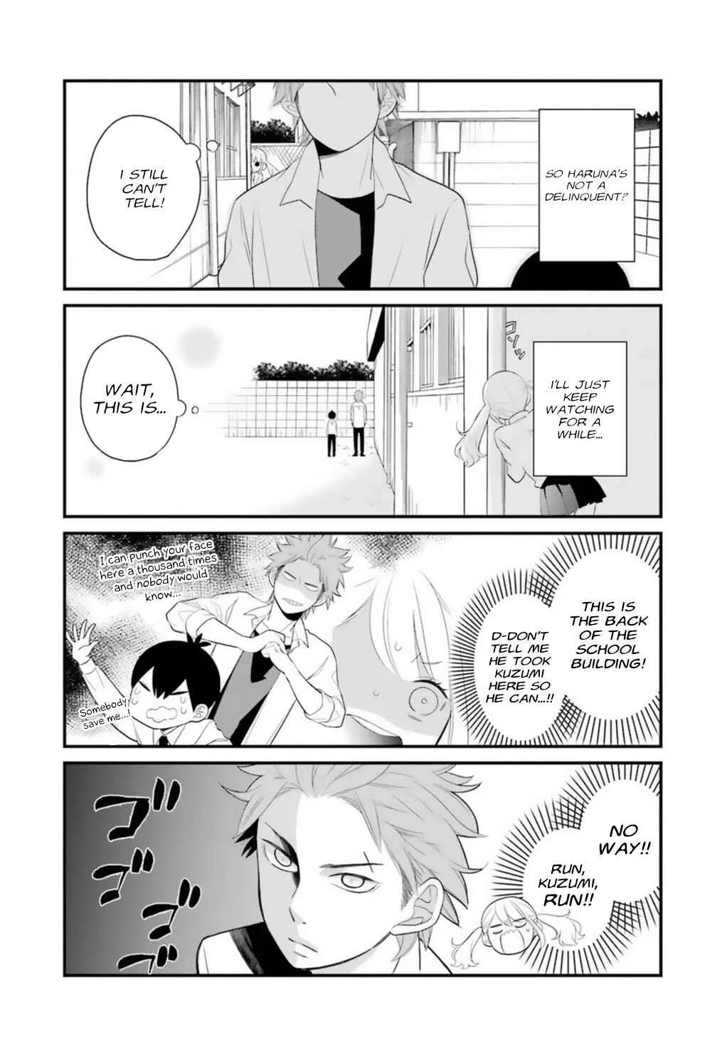 Kuzumi-kun, Can't You Read the Room? Chapter 0.9: Yahkeeism Haruna-kun - Page 7