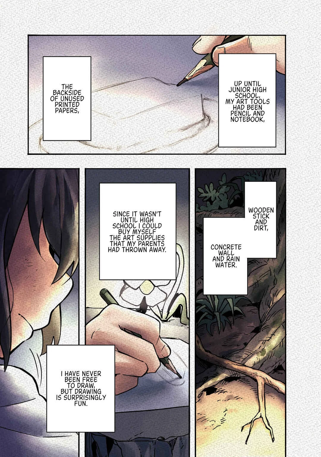 Kyou mo E ni Kaita Mochi ga Umai Chapter 1: The Mochi I Drew Has Become a Mochi - Page 1