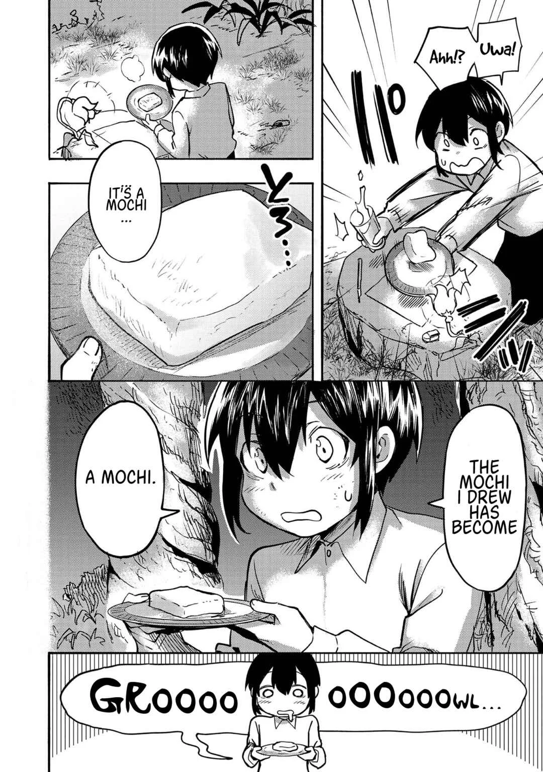 Kyou mo E ni Kaita Mochi ga Umai Chapter 1: The Mochi I Drew Has Become a Mochi - Page 26