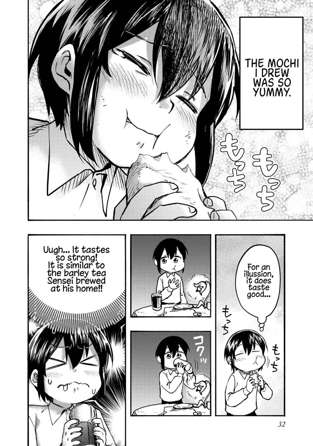 Kyou mo E ni Kaita Mochi ga Umai Chapter 1: The Mochi I Drew Has Become a Mochi - Page 28