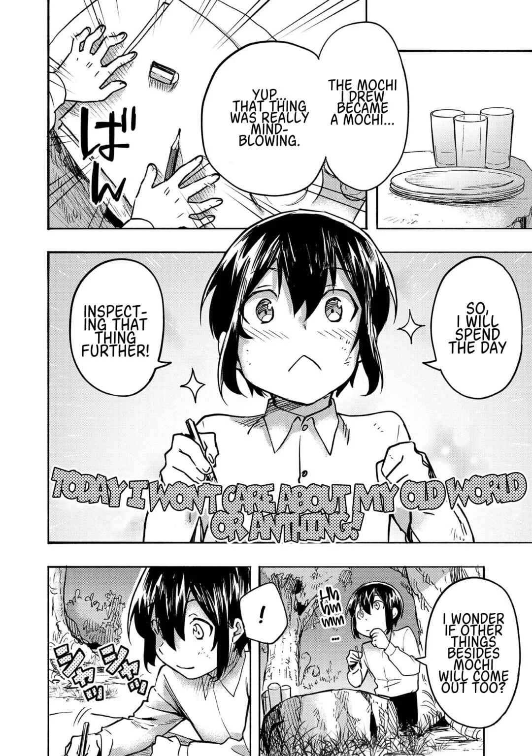Kyou mo E ni Kaita Mochi ga Umai Chapter 1: The Mochi I Drew Has Become a Mochi - Page 32