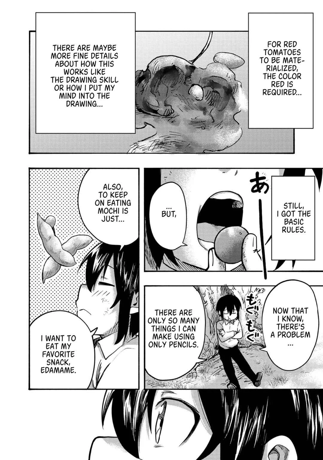 Kyou mo E ni Kaita Mochi ga Umai Chapter 1: The Mochi I Drew Has Become a Mochi - Page 42