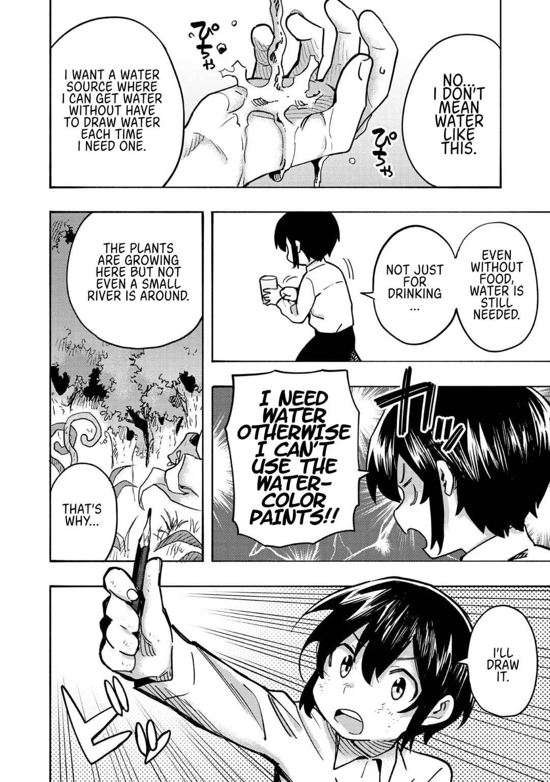 Kyou mo E ni Kaita Mochi ga Umai Chapter 2: Looking for Paints - Page 16