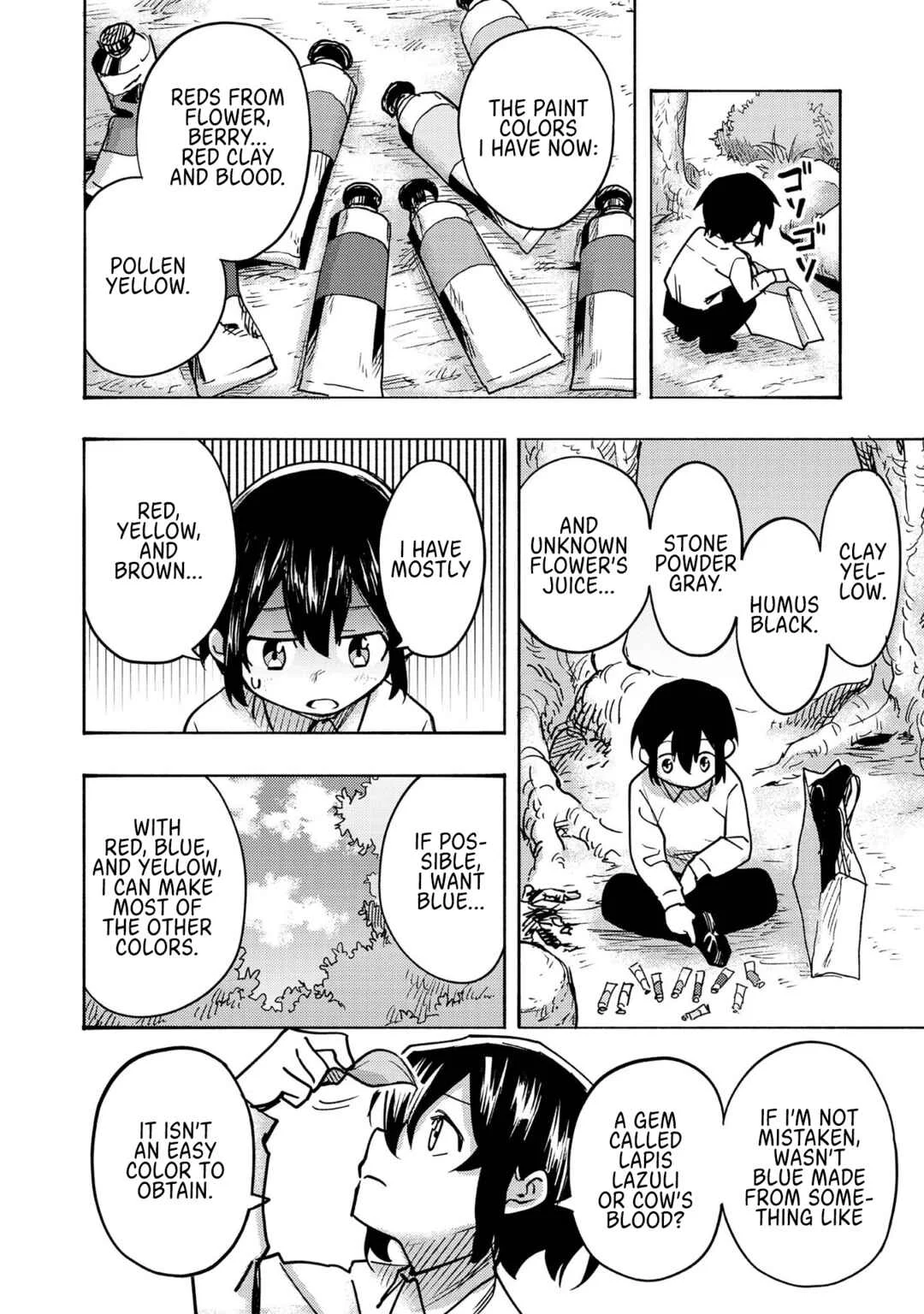 Kyou mo E ni Kaita Mochi ga Umai Chapter 2: Looking for Paints - Page 29
