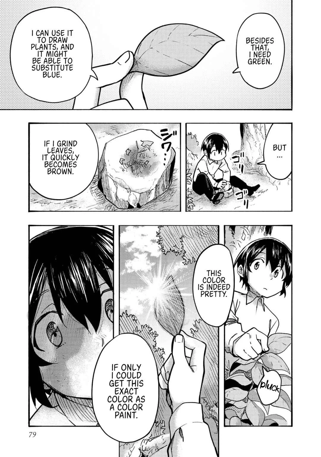 Kyou mo E ni Kaita Mochi ga Umai Chapter 2: Looking for Paints - Page 30