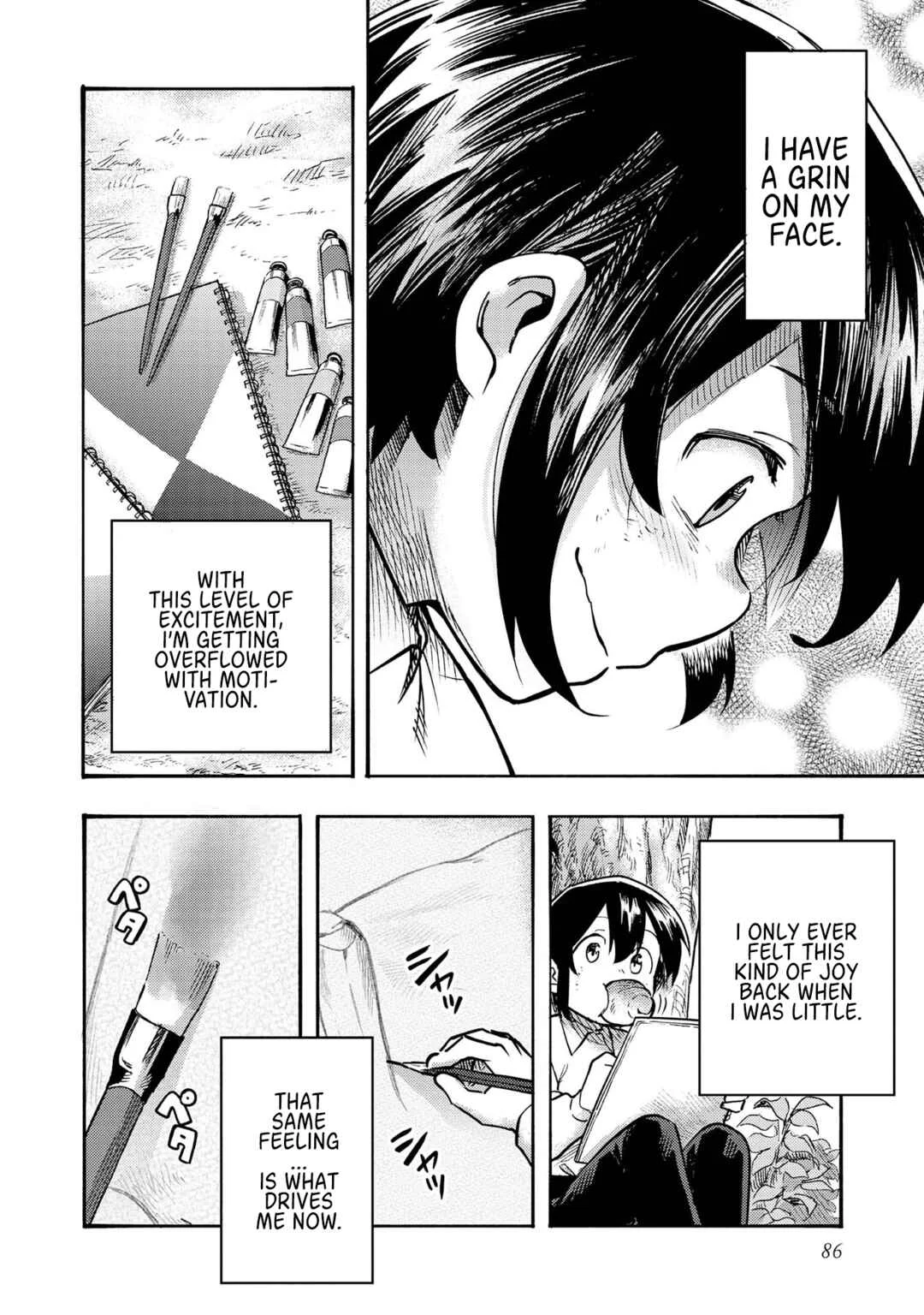 Kyou mo E ni Kaita Mochi ga Umai Chapter 2: Looking for Paints - Page 37