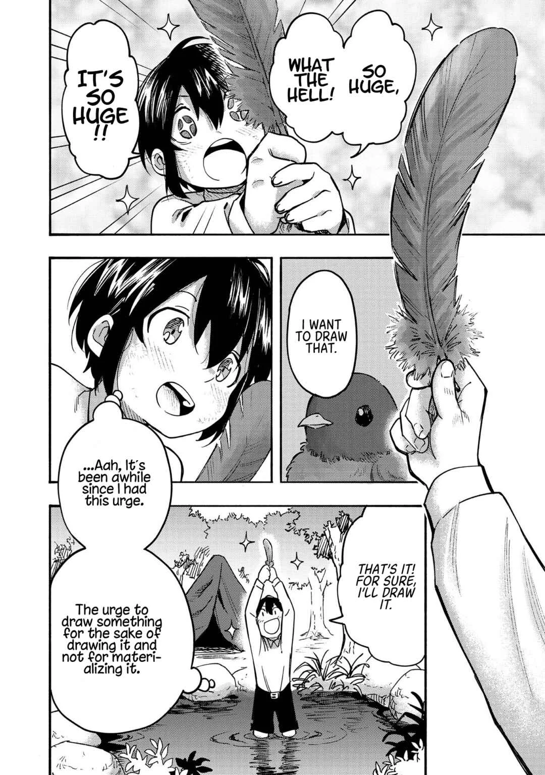 Kyou mo E ni Kaita Mochi ga Umai Chapter 3: Hugging the Sky Blue - Page 6