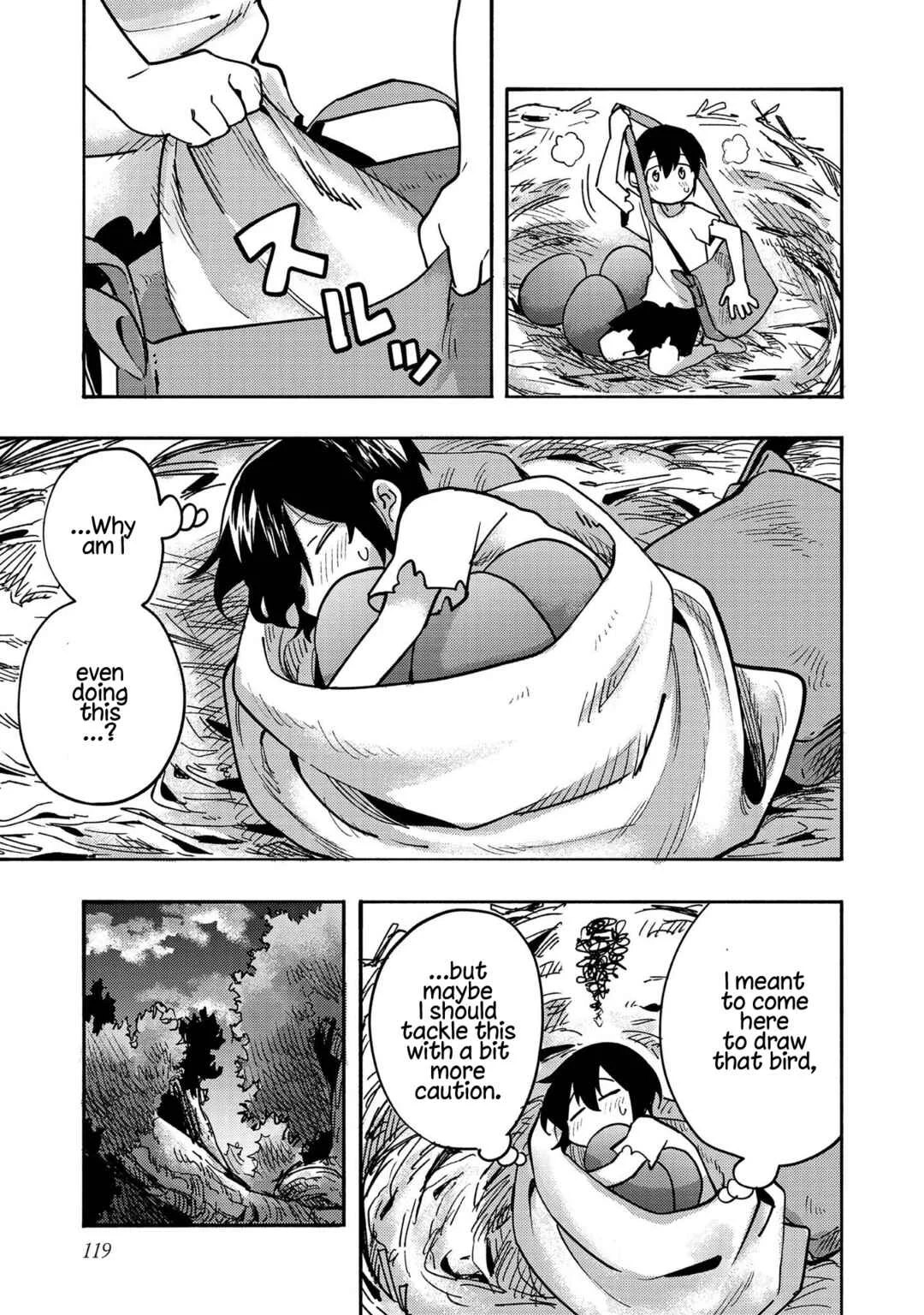 Kyou mo E ni Kaita Mochi ga Umai Chapter 3: Hugging the Sky Blue - Page 24