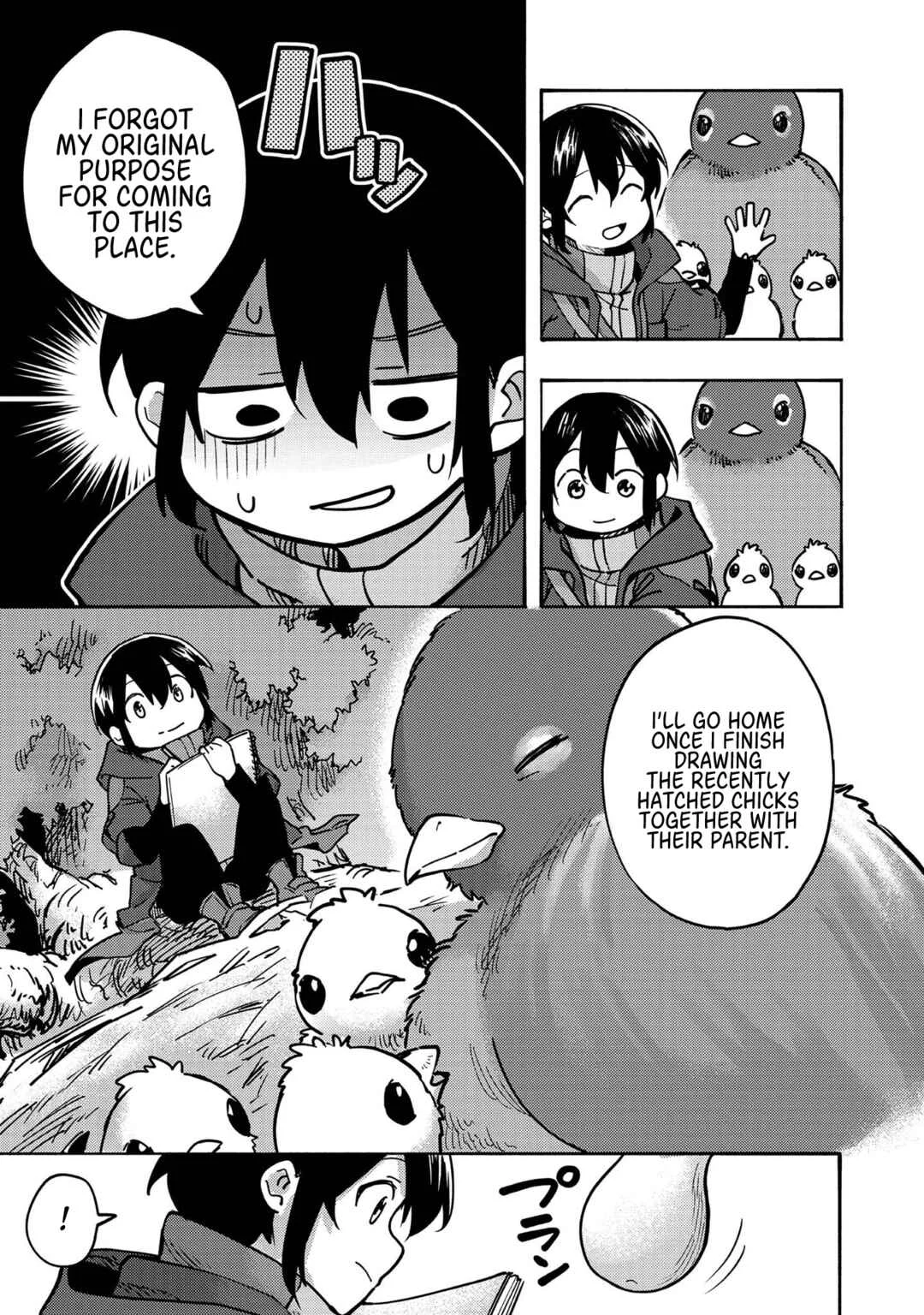 Kyou mo E ni Kaita Mochi ga Umai Chapter 3: Hugging the Sky Blue - Page 34