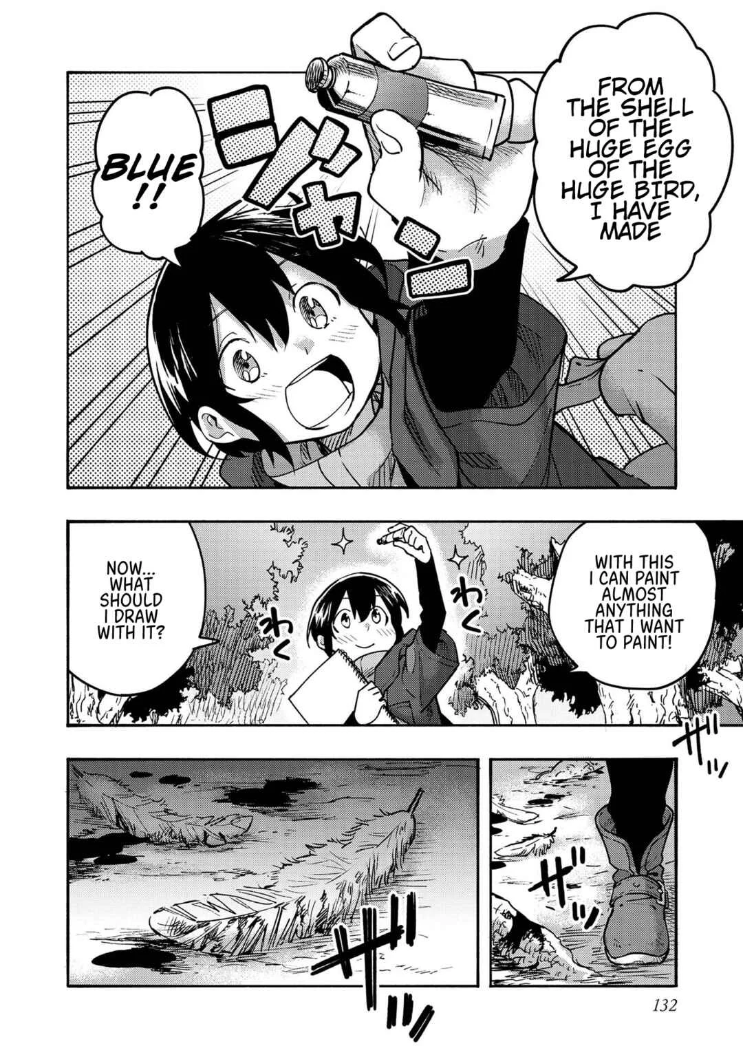 Kyou mo E ni Kaita Mochi ga Umai Chapter 3: Hugging the Sky Blue - Page 37