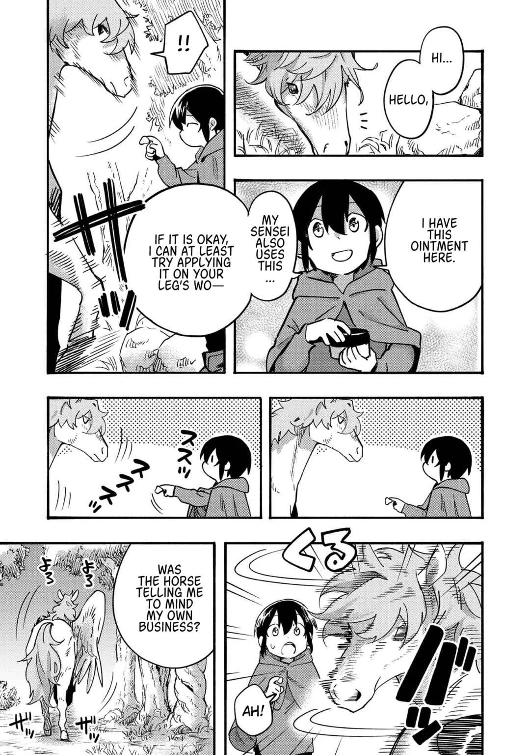 Kyou mo E ni Kaita Mochi ga Umai Chapter 4: Strange Horses Visited My Home - Page 17