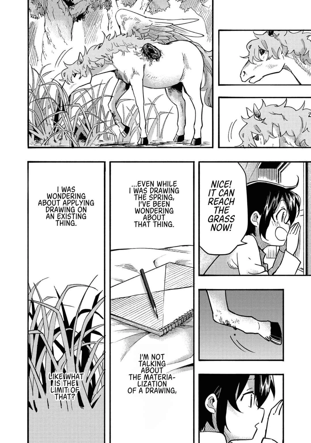 Kyou mo E ni Kaita Mochi ga Umai Chapter 4: Strange Horses Visited My Home - Page 20