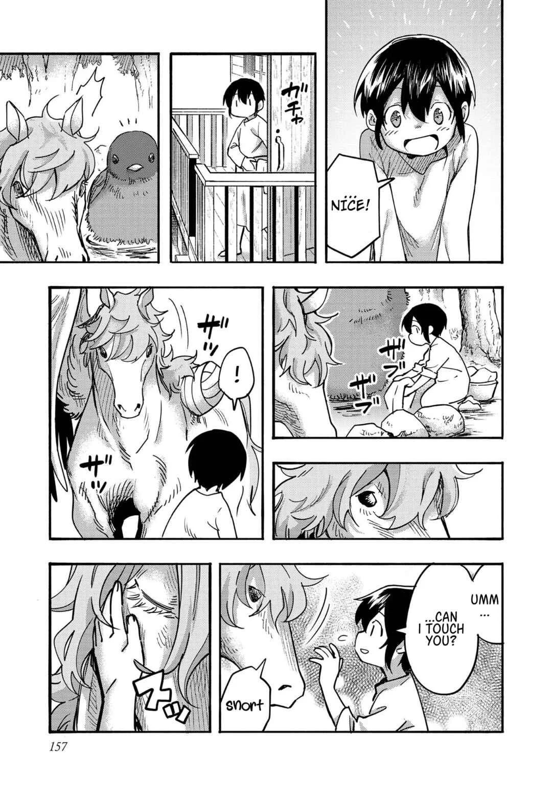 Kyou mo E ni Kaita Mochi ga Umai Chapter 4: Strange Horses Visited My Home - Page 23