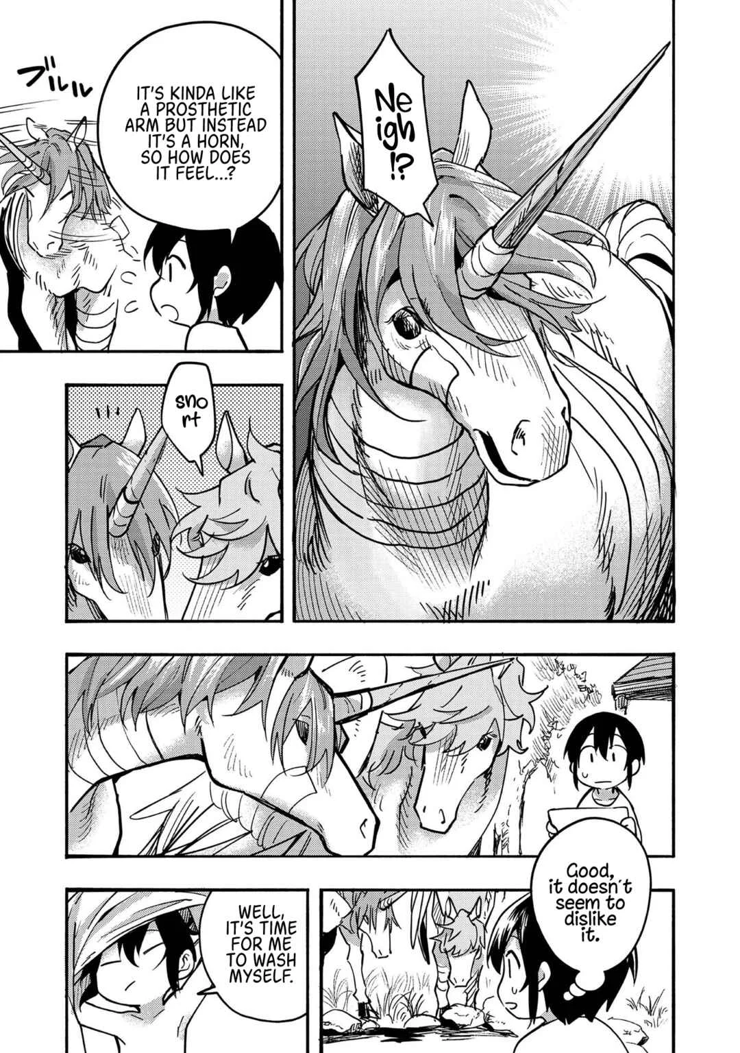 Kyou mo E ni Kaita Mochi ga Umai Chapter 4: Strange Horses Visited My Home - Page 27