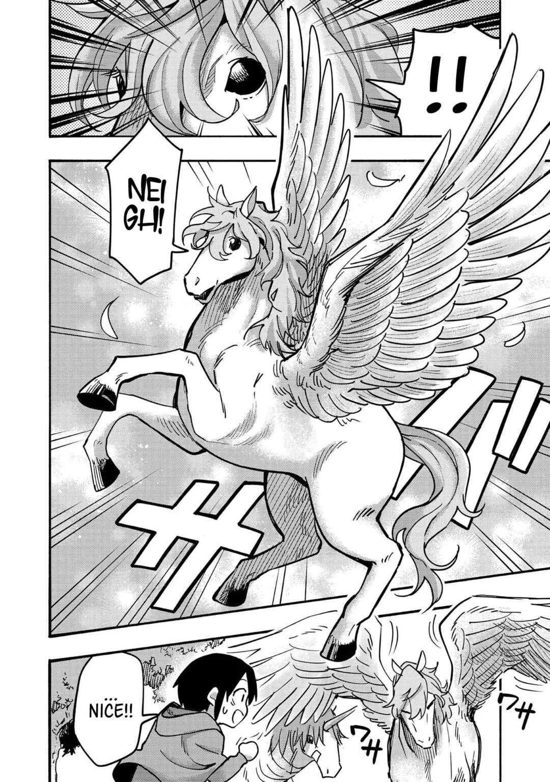 Kyou mo E ni Kaita Mochi ga Umai Chapter 4: Strange Horses Visited My Home - Page 34