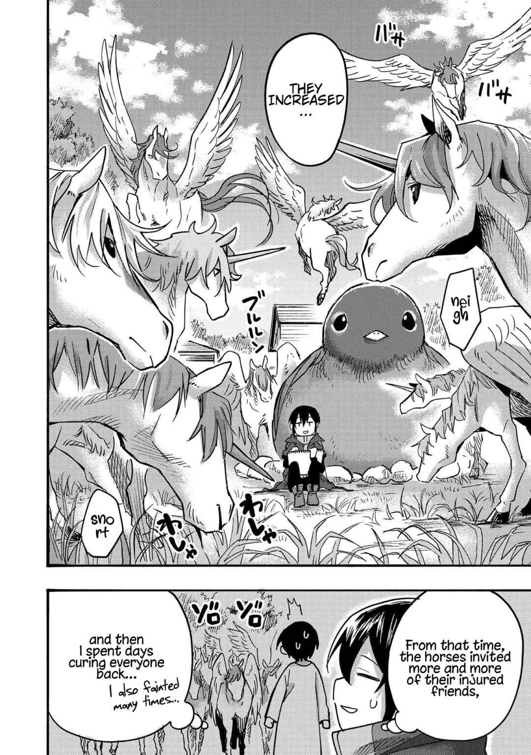 Kyou mo E ni Kaita Mochi ga Umai Chapter 4: Strange Horses Visited My Home - Page 36