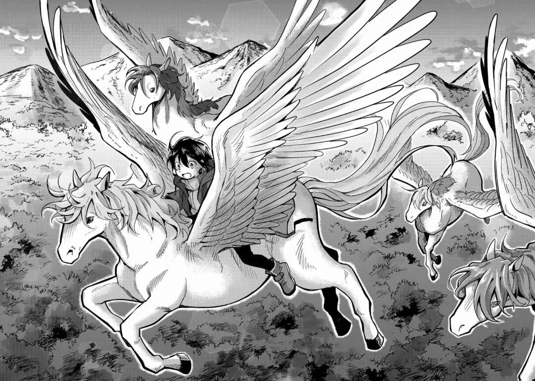 Kyou mo E ni Kaita Mochi ga Umai Chapter 4: Strange Horses Visited My Home - Page 38