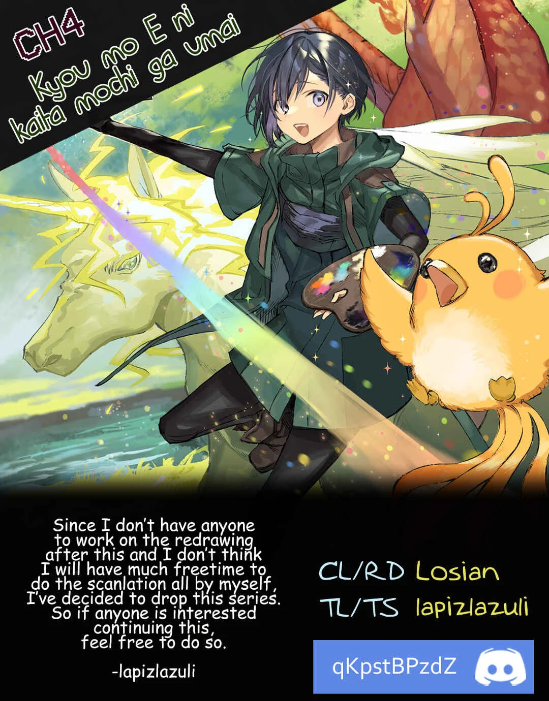 Kyou mo E ni Kaita Mochi ga Umai Chapter 4: Strange Horses Visited My Home - Page 42