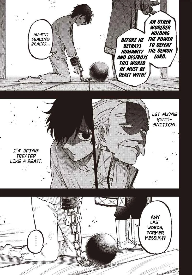 Kyuuseishu «Messiah» ~Isekai wo Sukutta Motoyuusha ga Mamono no Afureru Genjitsu Sekai wo Musou Suru~ Chapter 1: The Uninvited Messiah - Page 8