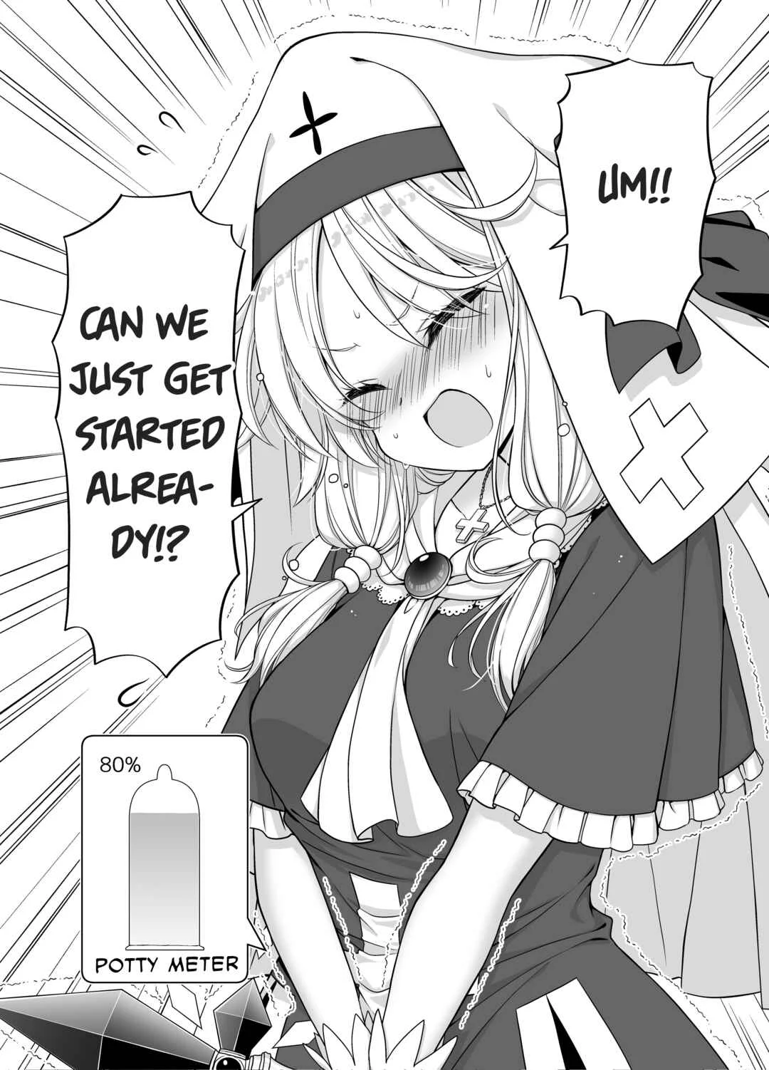 Last Boss Sen dakedo Maji de Moresou dakara, Sassato Maou o Taoshitai! Chapter 2: Urge To Urinate 80%💦 - Page 3