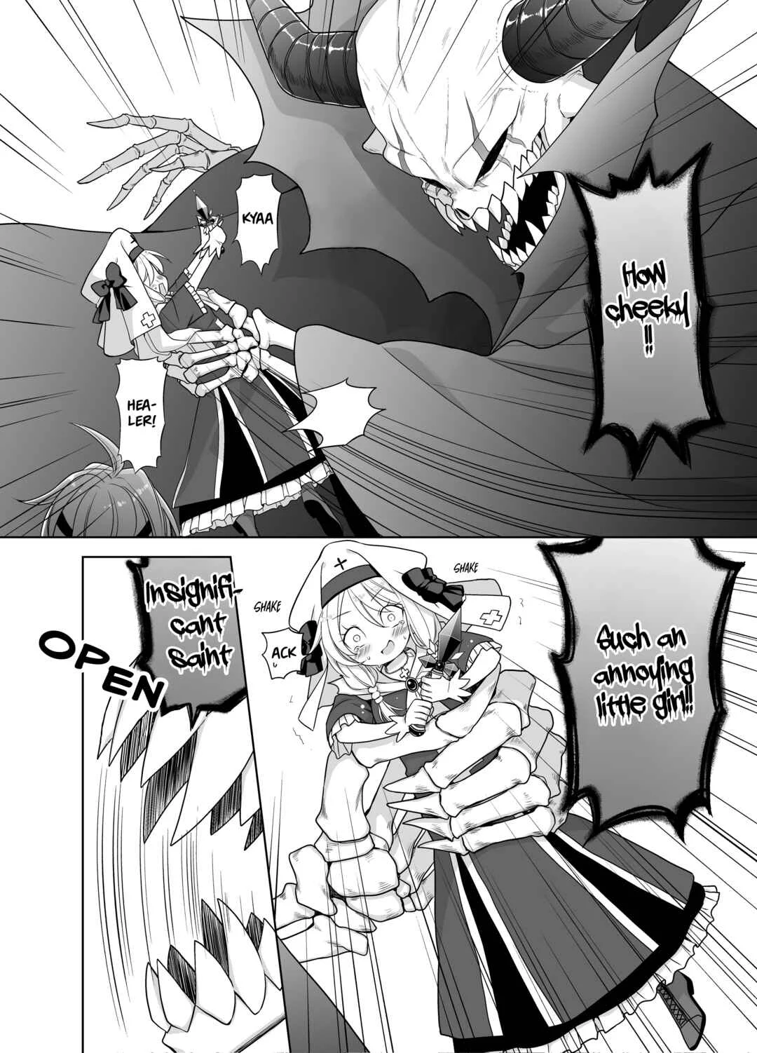 Last Boss Sen dakedo Maji de Moresou dakara, Sassato Maou o Taoshitai! Chapter 5: Urge To Urinate 120%💦 - Page 1