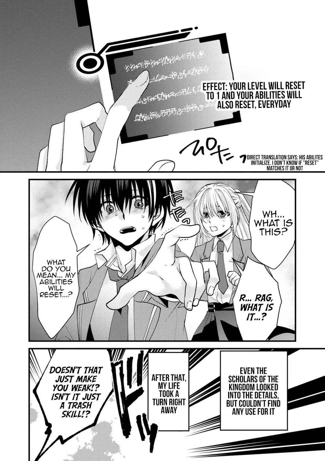 Level Reset – Gomi Skill da to Kanchigai Shita Keredo Jitsu wa Tondemonai Cheat Skill Datta Chapter 1 - Page 10