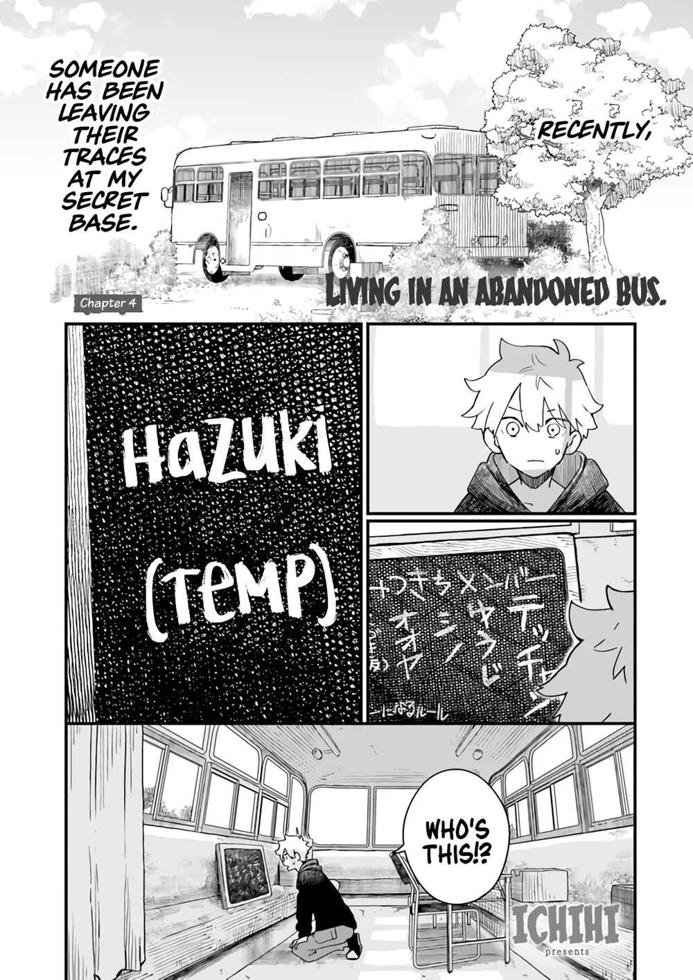 Living in an Abandoned Bus Chapter 4 - Page 1