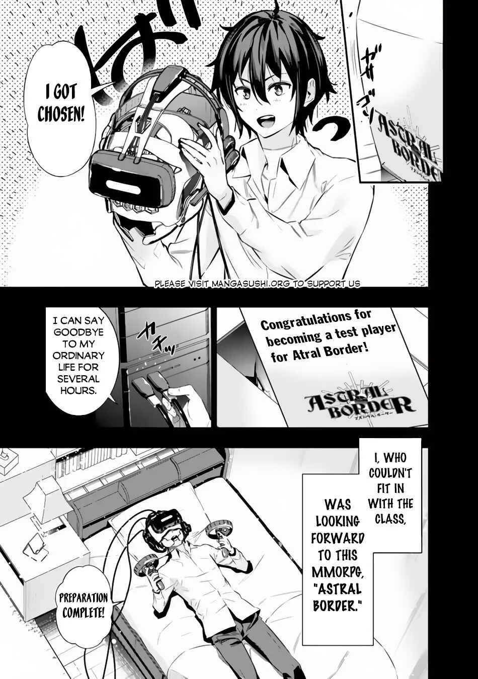 Logout Shita no wa VRMMO ja Naku Honmono no Isekai deshita: Genjitsu ni Modotte mo Status ga Kowareteiru Ken Chapter 1 - Page 5