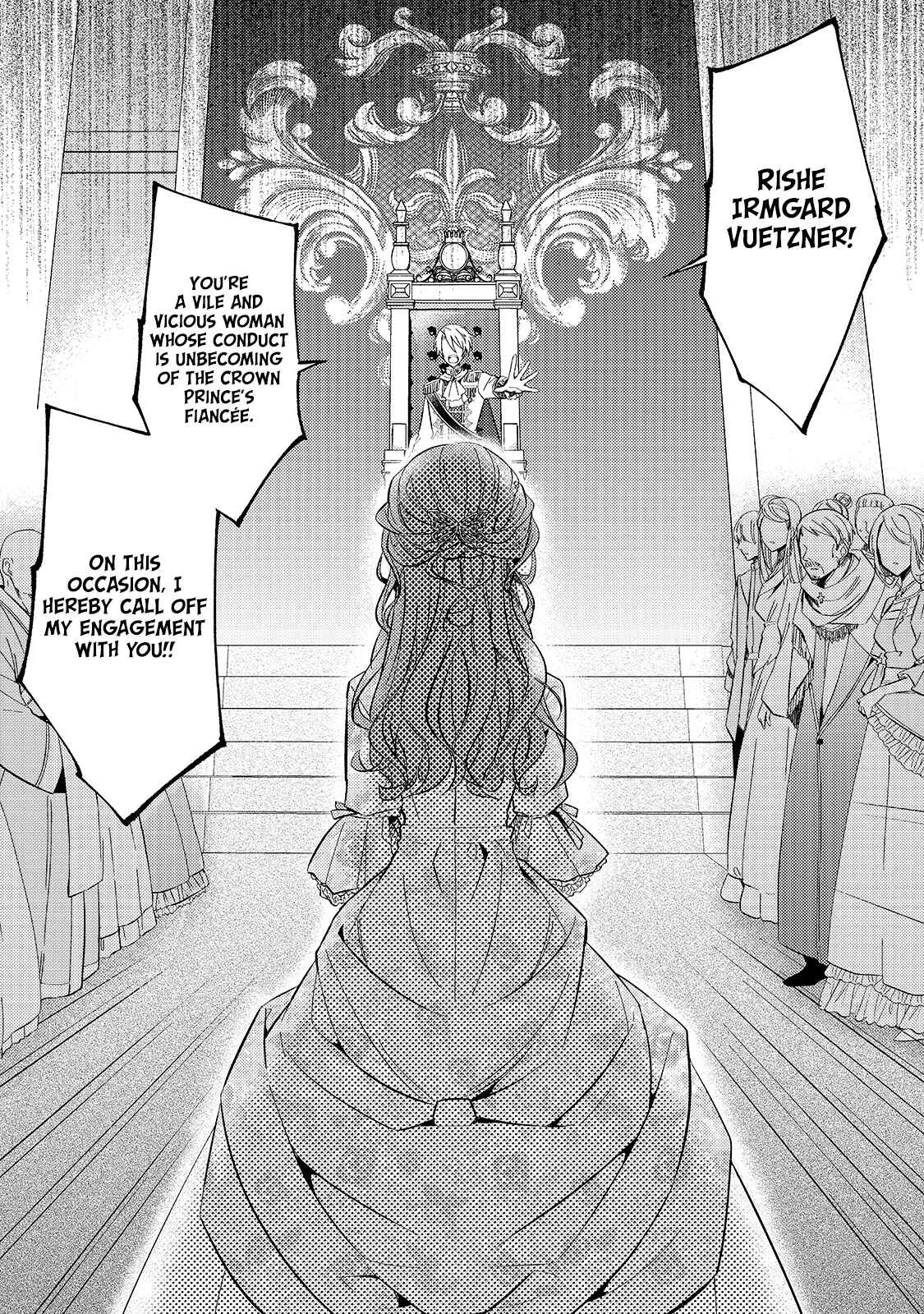 Loop 7-kaime no Akuyaku Reijou wa, Moto Tekikoku de Jiyuu Kimama na Hanayome Seikatsu o Mankitsu Suru Chapter 1: This is the Seventh Loop! - Page 1