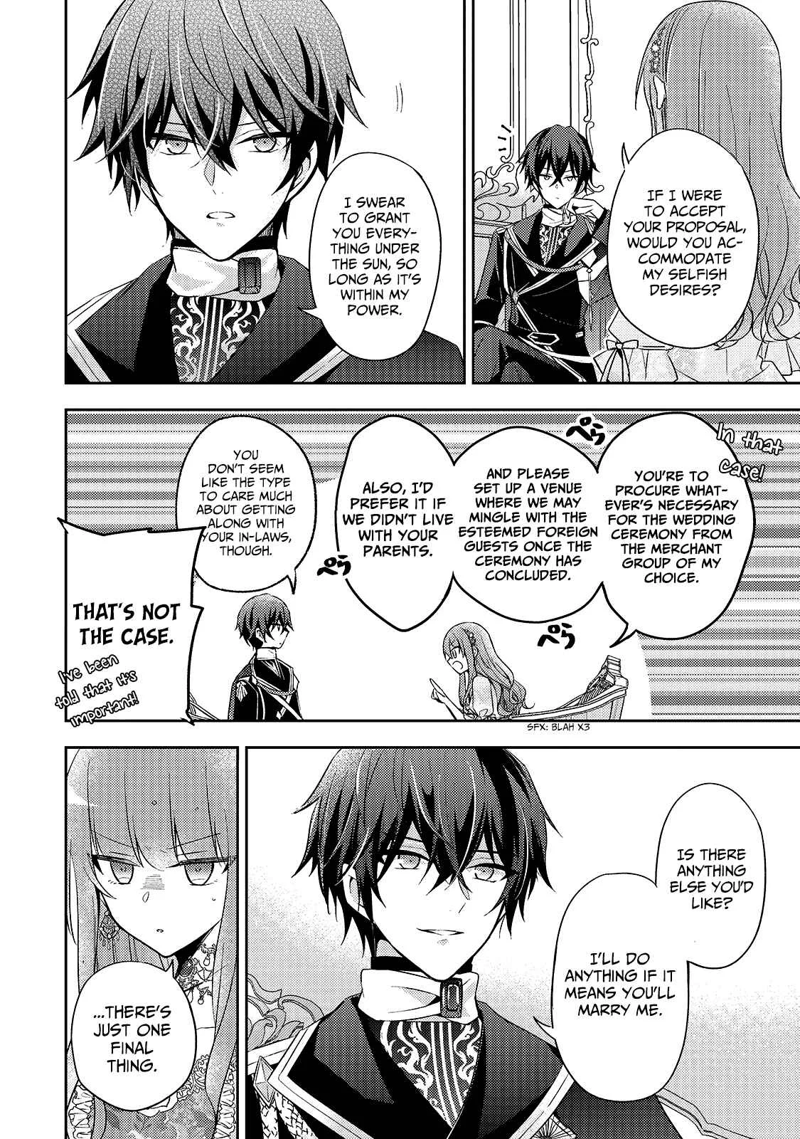Loop 7-kaime no Akuyaku Reijou wa, Moto Tekikoku de Jiyuu Kimama na Hanayome Seikatsu o Mankitsu Suru Chapter 2: I'll Loaf Around at the Palace All Day Long! - Page 14