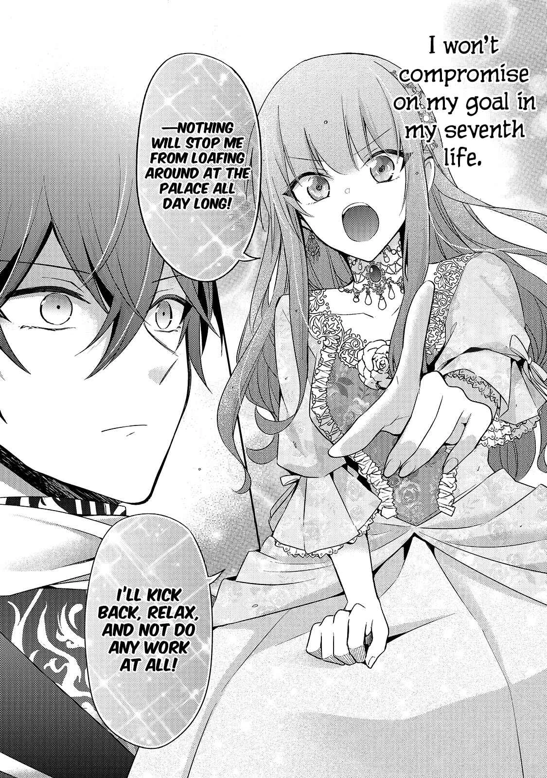 Loop 7-kaime no Akuyaku Reijou wa, Moto Tekikoku de Jiyuu Kimama na Hanayome Seikatsu o Mankitsu Suru Chapter 2: I'll Loaf Around at the Palace All Day Long! - Page 15