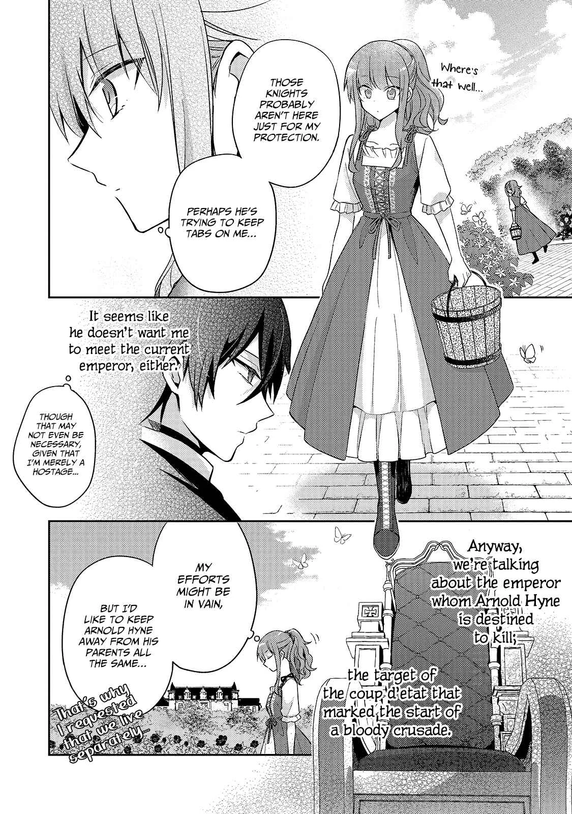 Loop 7-kaime no Akuyaku Reijou wa, Moto Tekikoku de Jiyuu Kimama na Hanayome Seikatsu o Mankitsu Suru Chapter 4: I Won't Be Able to Loaf Around if War Breaks Out! - Page 3