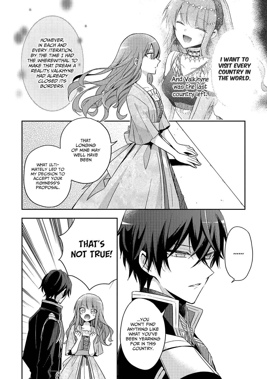 Loop 7-kaime no Akuyaku Reijou wa, Moto Tekikoku de Jiyuu Kimama na Hanayome Seikatsu o Mankitsu Suru Chapter 4: I Won't Be Able to Loaf Around if War Breaks Out! - Page 17