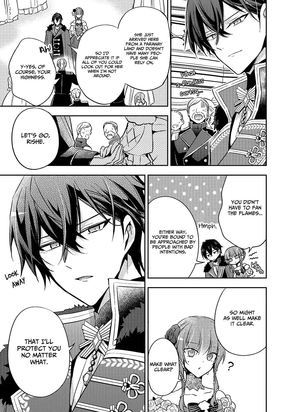Loop 7-kaime no Akuyaku Reijou wa, Moto Tekikoku de Jiyuu Kimama na Hanayome Seikatsu o Mankitsu Suru Chapter 5: It's Time to Flaunt Your Fiancée! - Page 17