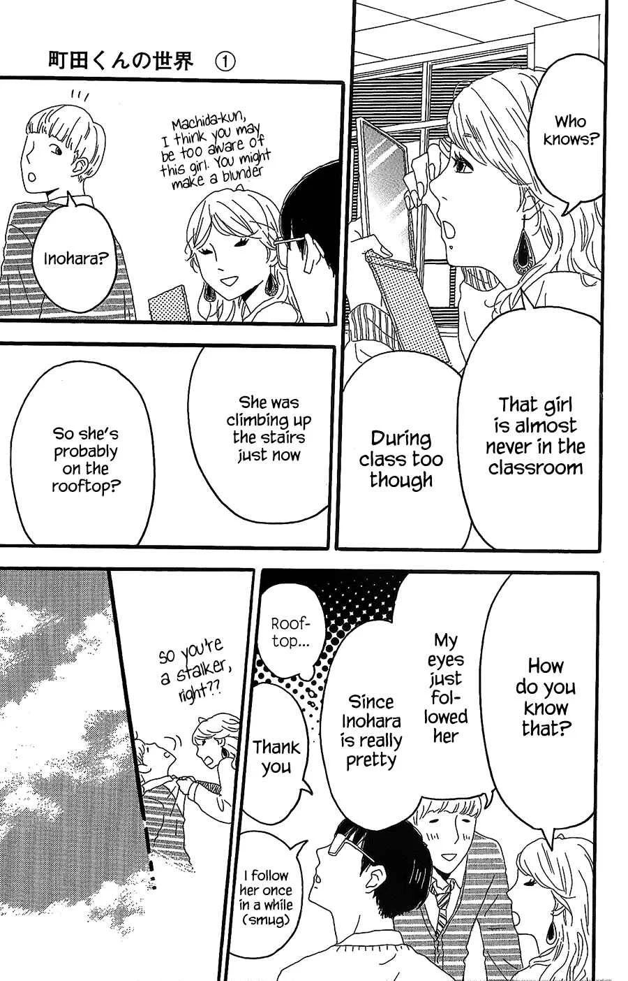 Machida-kun no Sekai Chapter 2: A Troubled Wound - Page 18
