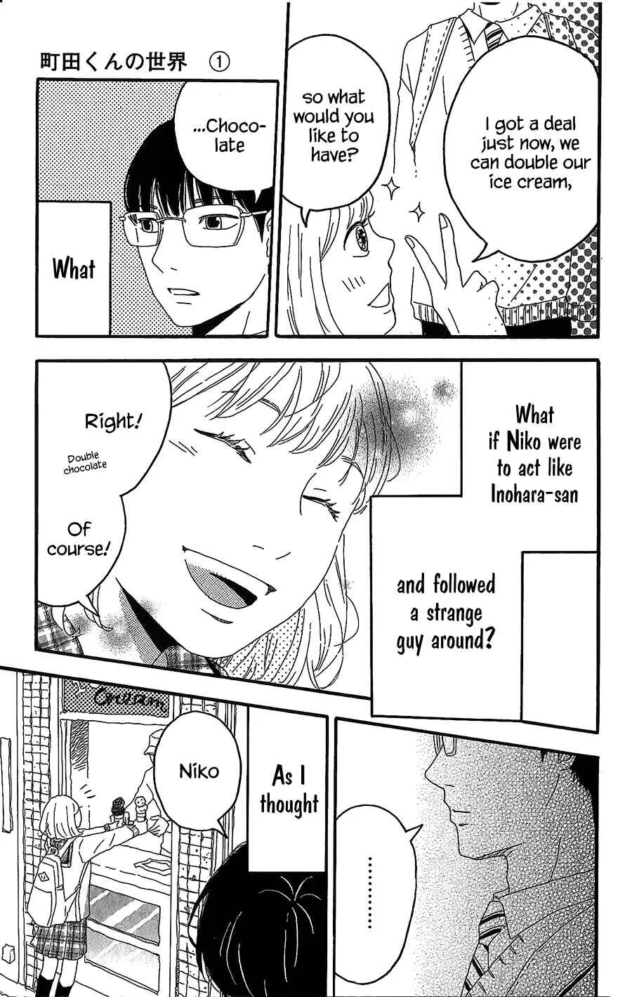 Machida-kun no Sekai Chapter 2: A Troubled Wound - Page 28