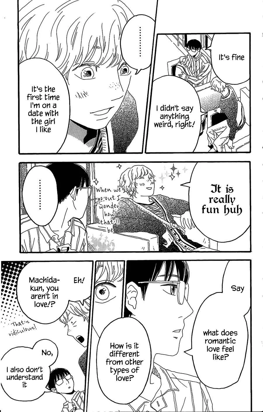 Machida-kun no Sekai Chapter 3: A Love Letter comes suddenly - Page 24