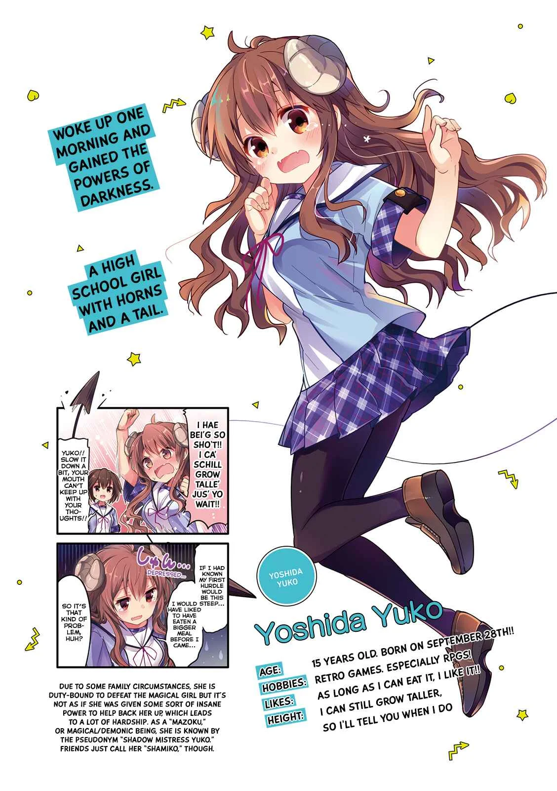 Machikado Mazoku Chapter 0 - Page 4