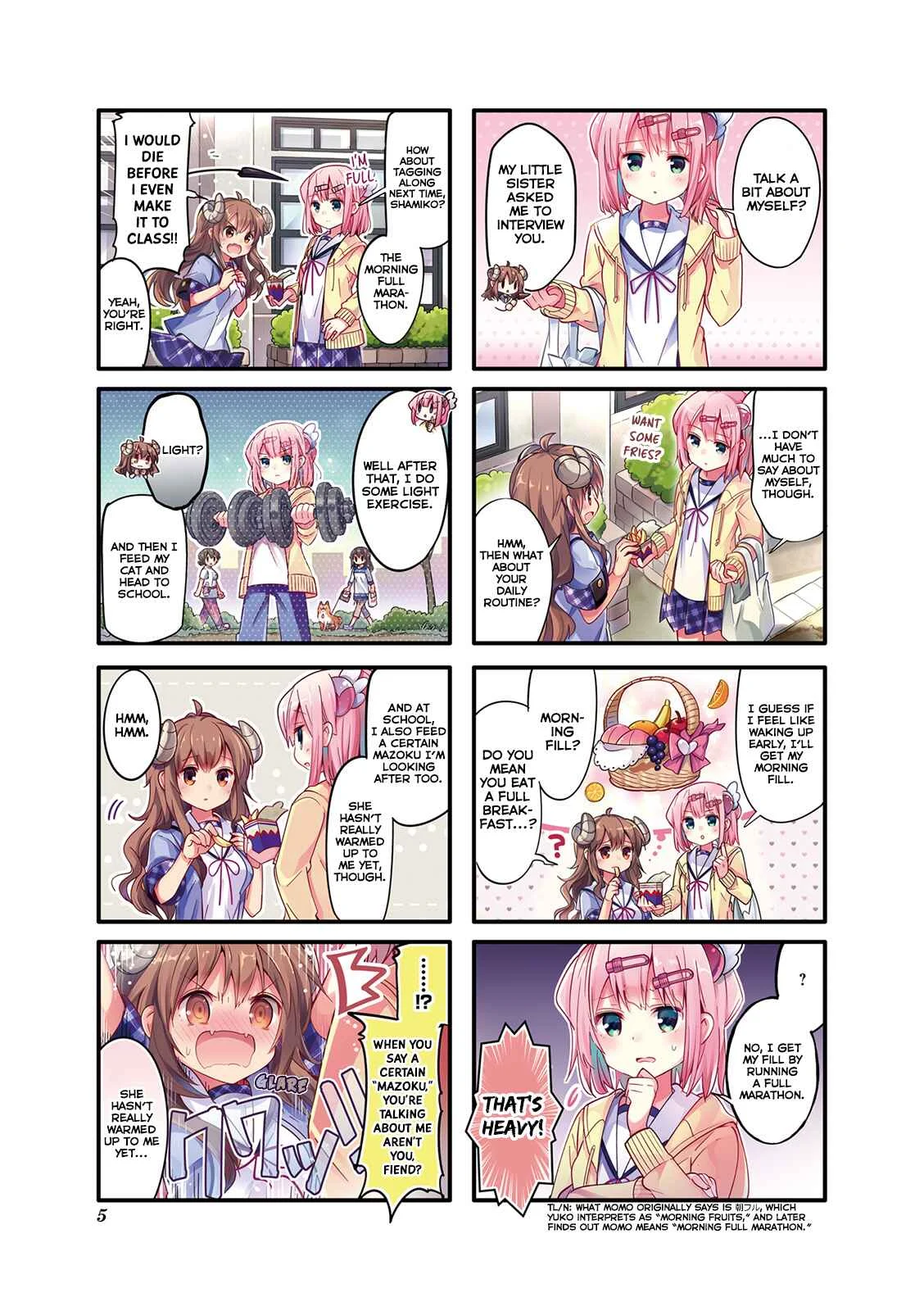 Machikado Mazoku Chapter 0 - Page 7