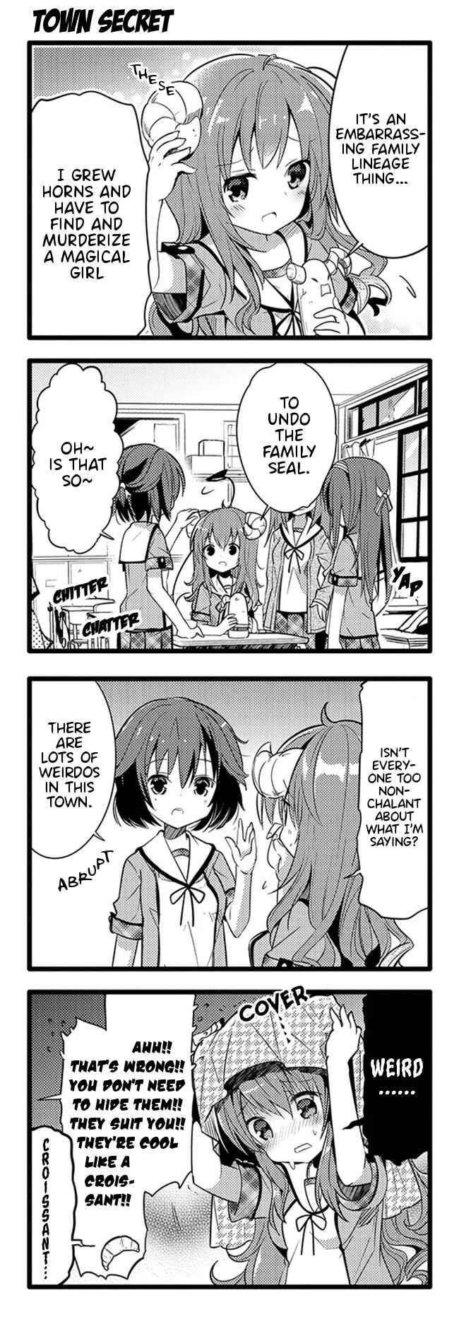 Machikado Mazoku Chapter 2: First Battle!! My Enemy is a Pretty Classmate!? - Page 3