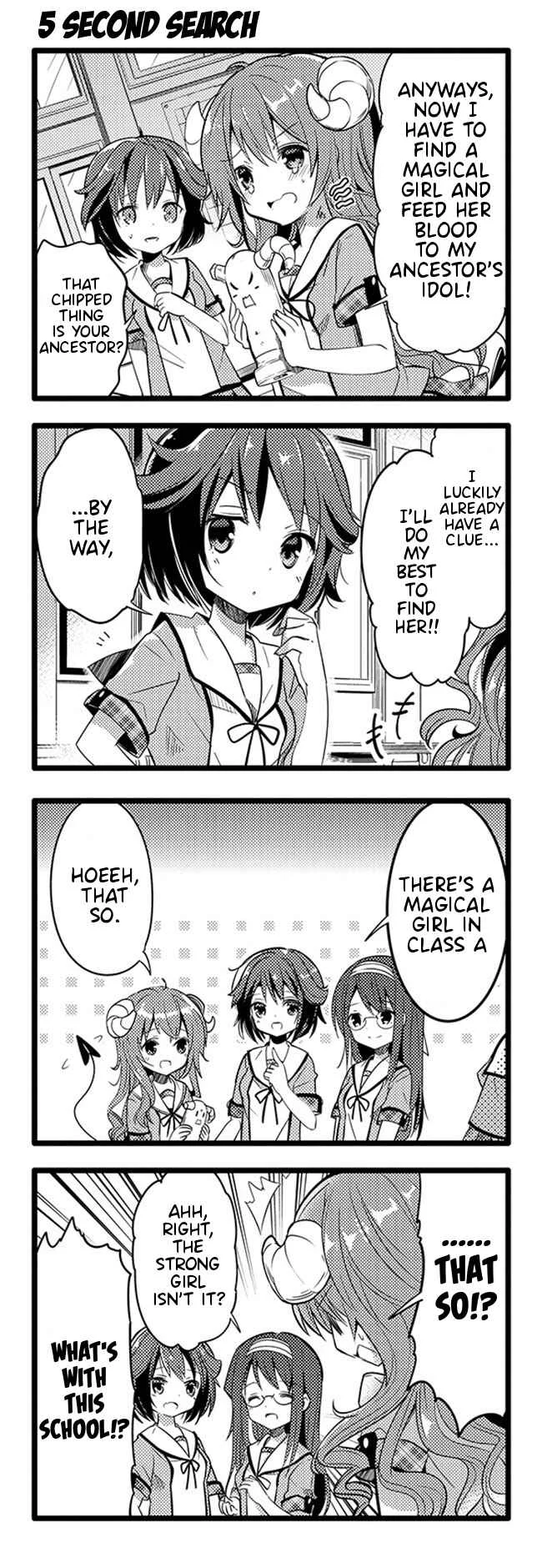 Machikado Mazoku Chapter 2: First Battle!! My Enemy is a Pretty Classmate!? - Page 5