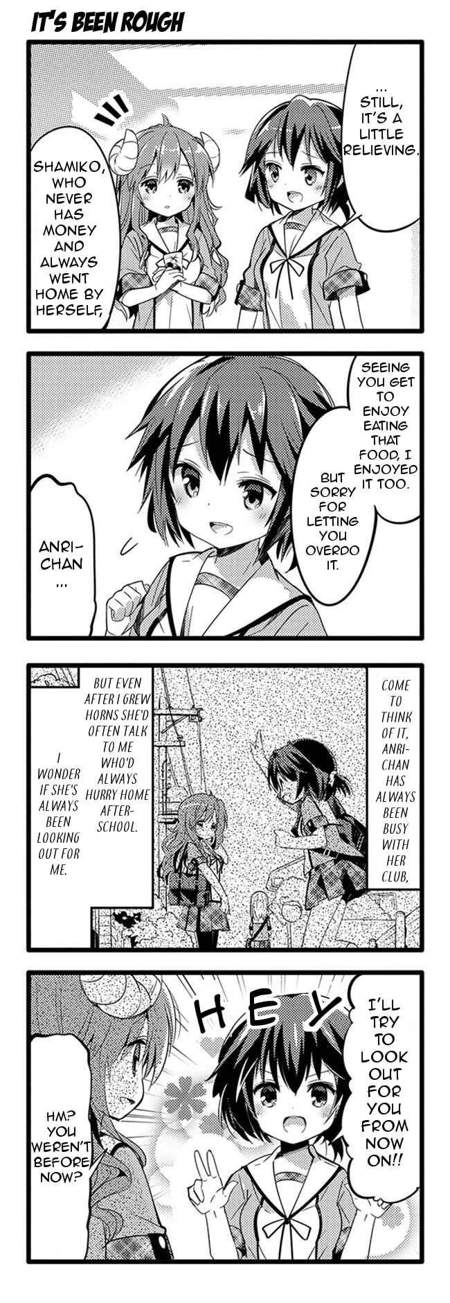 Machikado Mazoku Chapter 4: Budget Raise!! Do Carbonated Costs Count? - Page 13