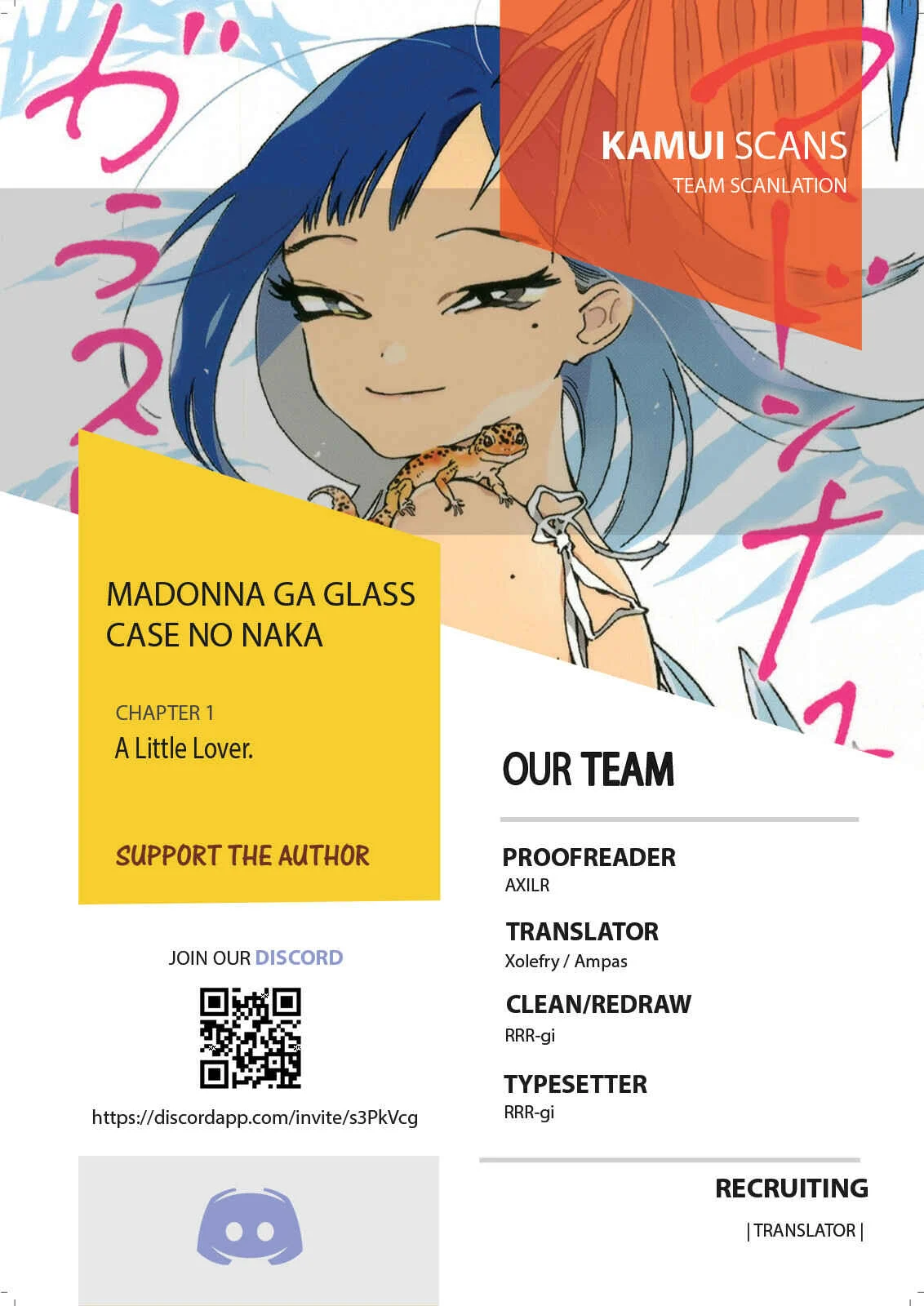 Madonna ga Glass Case no Naka Chapter 1: A Little Lover - Page 21