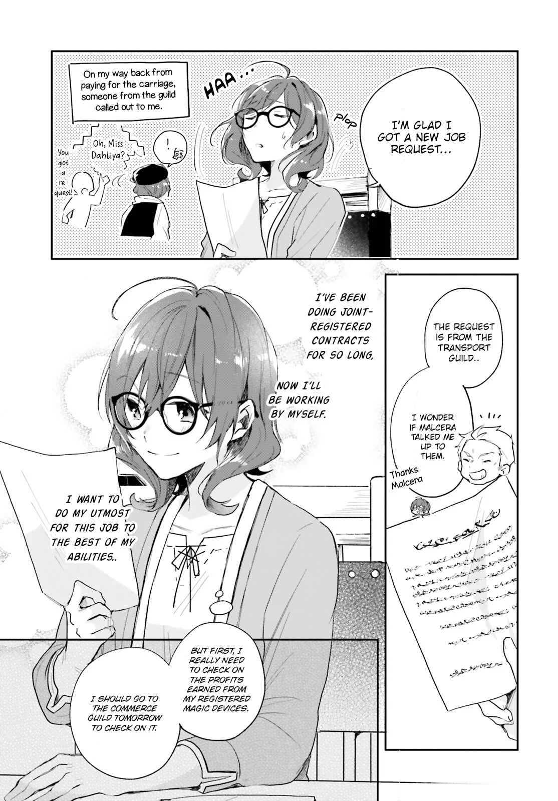 Madougushi Dahliya wa Utsumukanai: Kyou Kara Jiyuu na Shokunin Life Chapter 3 - Page 14