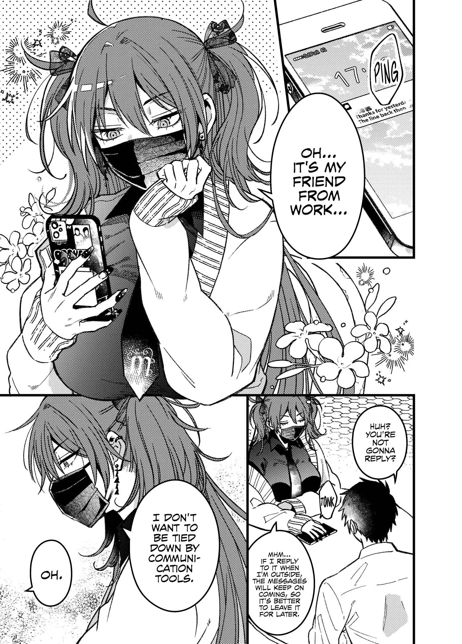 Magenai Kan Dashiteru kedo Zenzen Chokkaku ni Magaru Onna Chapter 3 - Page 1