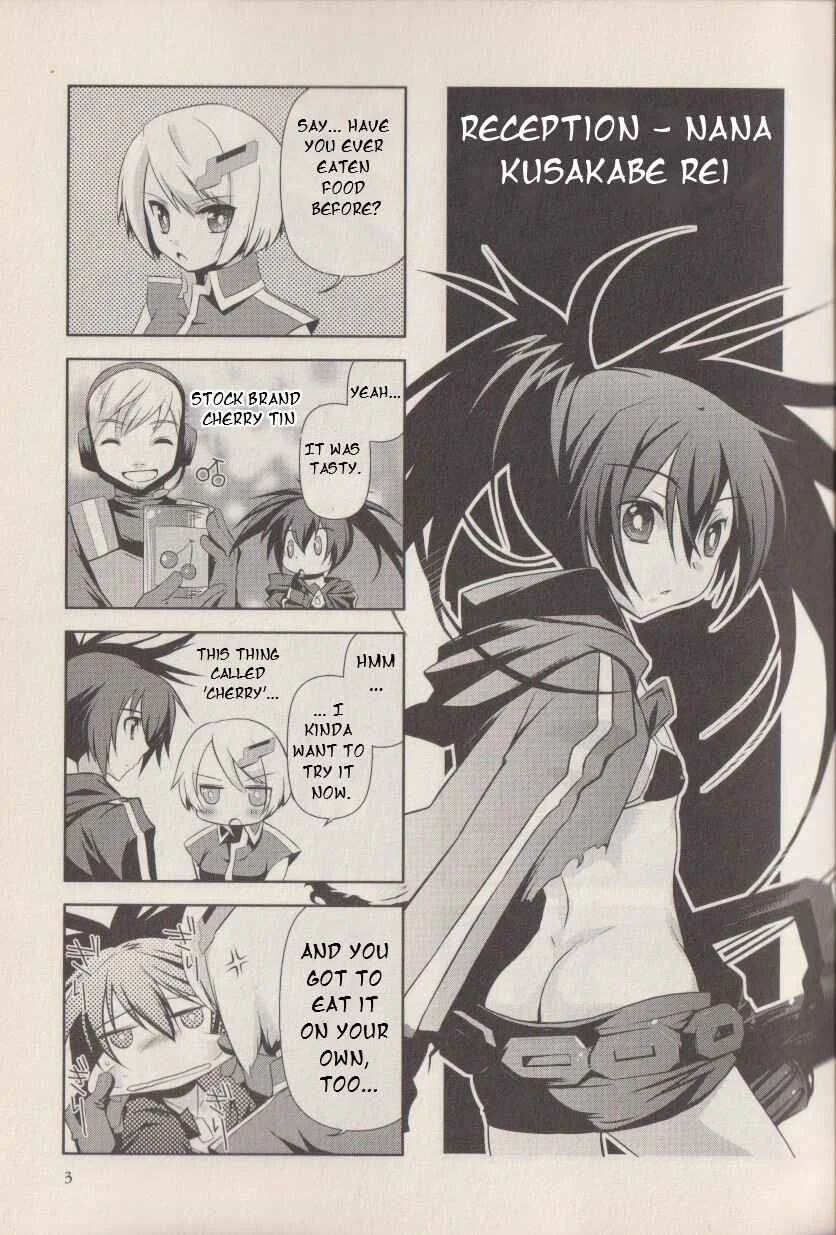 Magi-Cu 4-koma: Black Rock Shooter the Game Chapter 1: Reception - Nana - Page 4