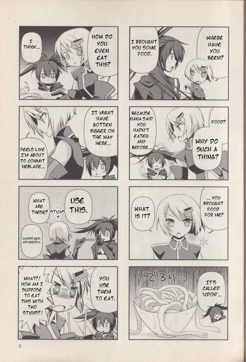 Magi-Cu 4-koma: Black Rock Shooter the Game Chapter 1: Reception - Nana - Page 6