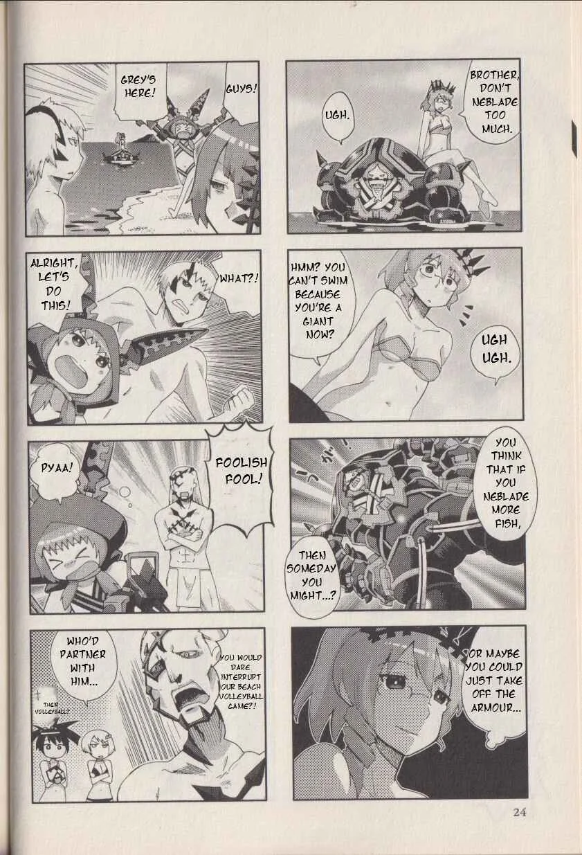 Magi-Cu 4-koma: Black Rock Shooter the Game Chapter 4: Beauty's Romantic Sea - Page 4