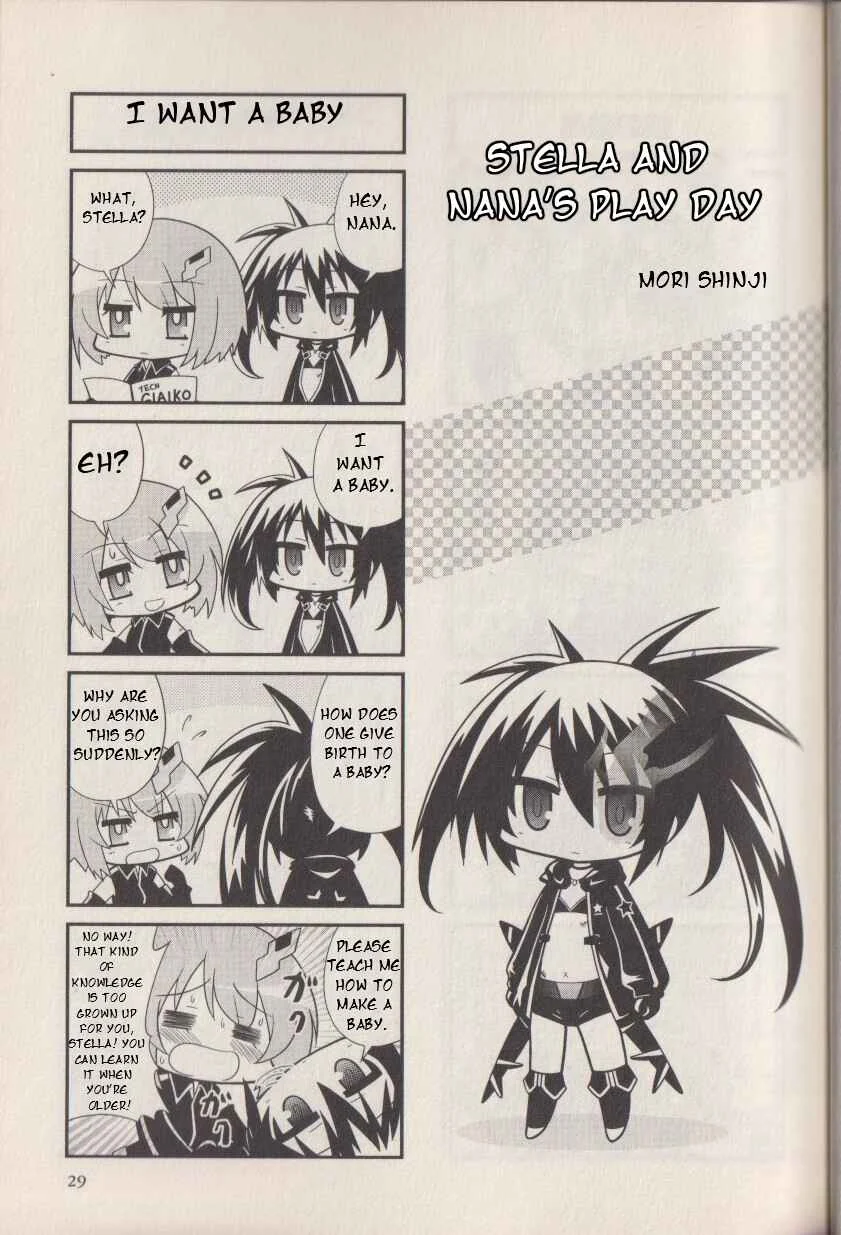 Magi-Cu 4-koma: Black Rock Shooter the Game Chapter 5: Stella and Nana's Play Day - Page 1